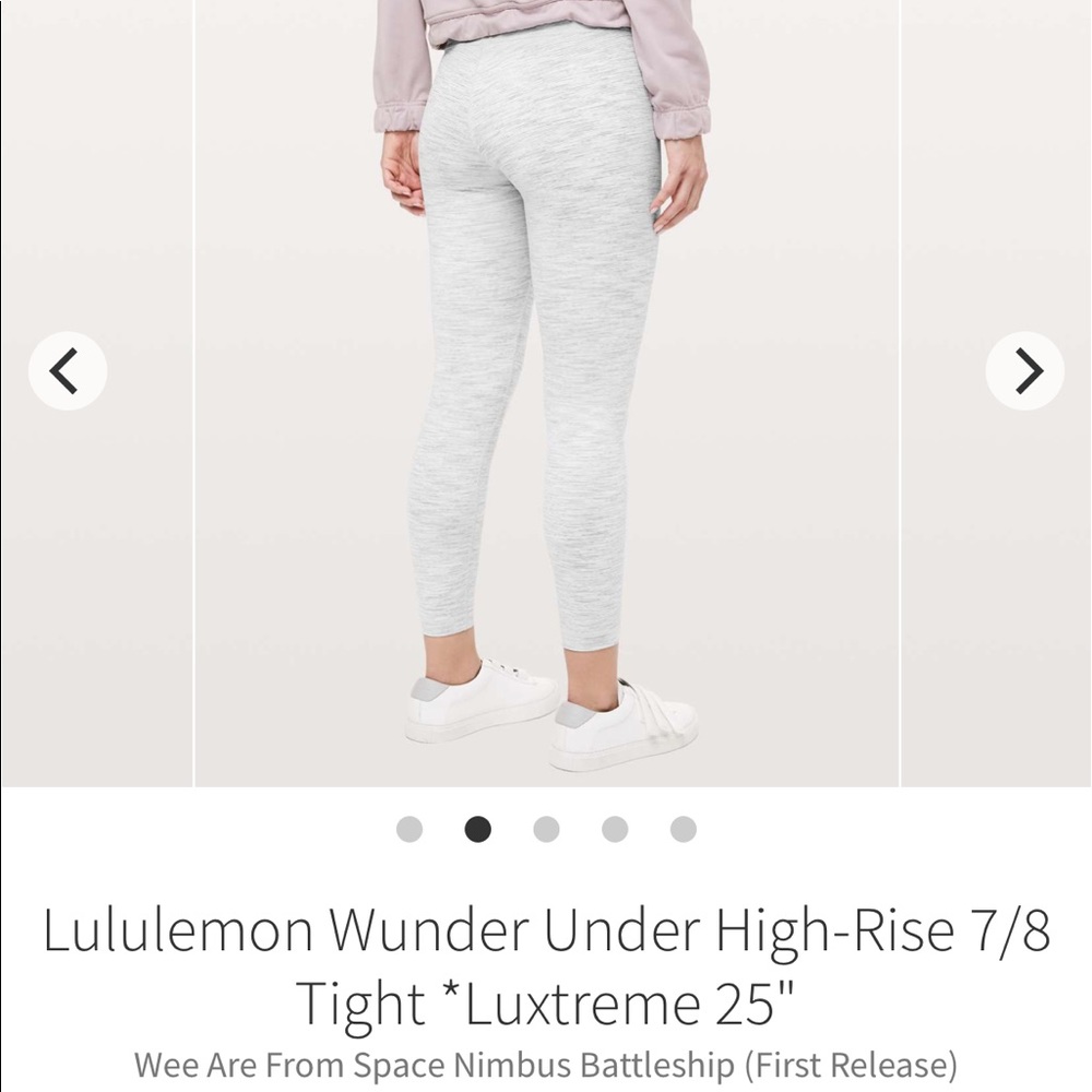 SOLD ON MERC Lululemon Wunder under leggings